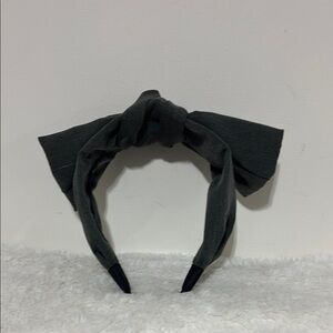 Grey Bow Headband